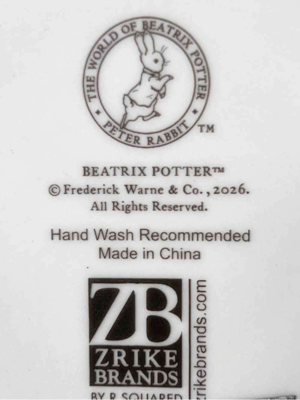 NEW Beatrix Potter Peter Rabbit Ceramic Pitcher 6.5” - Picture 5 of 7